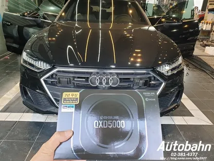 신차 패키지 AUDI 신형 A7 레인보우 V90 시공 QXD5000블랙박스 에코파워팩 PPF생활보호패지키 유리막 코팅 시공은 아우토반과 함께 하세요 / 고양시 삼송동