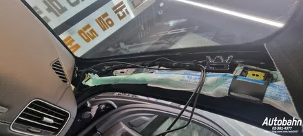 벤츠 GLE450 아이나비Z9000 블랙박스 4채널 먹싱박스 장착 블랙박스 장착시공 에코파워팩S8 보조배터리 4채널 블랙박스는 아우토반에서 장착하세요! / 고양