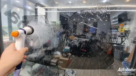 아반떼AD 로얄시리즈101썬팅 전면틴팅 전면썬팅 시공 / 고양시 삼송동