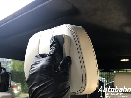 가죽코팅 베이지 시트 코팅 데미지쉴드 코팅 시공 G바겐 BRABUS 프리미엄 가죽 시공 / 고양시 삼송동