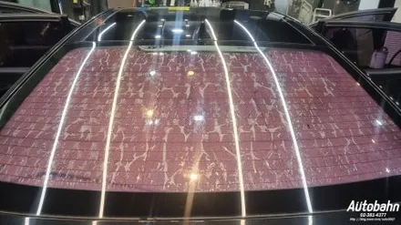 그랜져HG 썬팅 재시공 열선재시공 보라빛으로변색된 썬팅 제거 어보브썬팅 하츠 재시공 가성비썬팅시공 / 고양