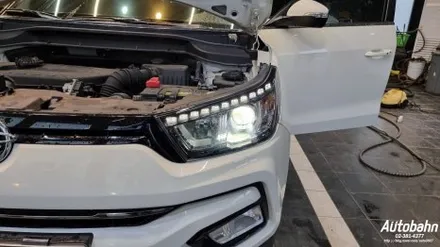 브라비오 LED전조등 티볼리 합법인증 H7올뉴클래식 전조등교환 합법LED전조등 교환 시공 아우토반에서 받으세요 / 고양