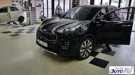 더 SUV 스포티지 순정 네비게이션에 자동차 스마트폰 미러링 폰인카 장착 ^^