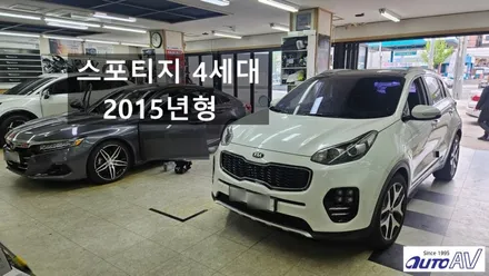 2015년 스포티지 순정 내비 고장으로 대구 안드로이드 올인원 전문점에서 교환했어요