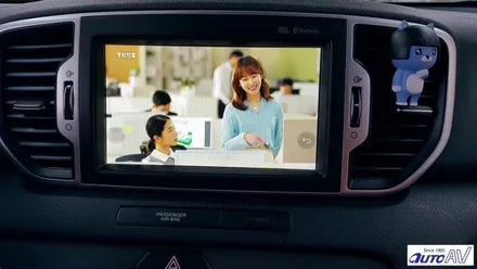 올 뉴 스포티지 순정 네비게이션 이렇게 멋지게  바뀌었네요 자동차 스마트폰 미러링 폰인카 & 씽