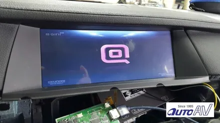 BMW 7시리즈에 자동차 최적화 스마트폰 양방향 터치 미러링 폰인카 & 네비게이션 장착 후기