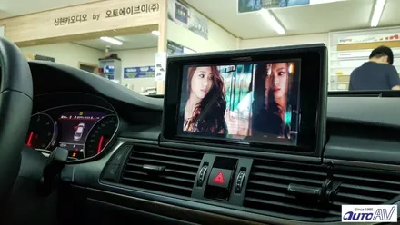 아우디 A6 내비게이션을 폰인카 스마트폰 미러링으로 최신 내비 & 멀티미디어로 업그레이드_ 대구