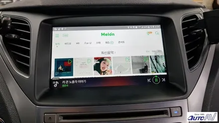 자동차 스마트폰 미러링, 폰인카!! 그랜저 HG 네비게이션에 장착 티맵이 됩니다. ^^