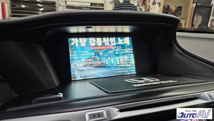 혼다 어코드 9.5세대 내비게이션 국산 셋탑 박스와 전방 카메라 장착 in 대구