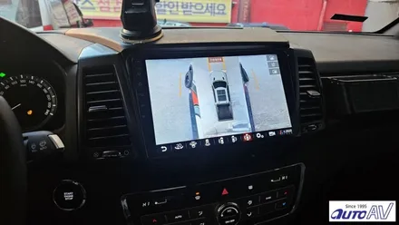 대구 달서구 안드로이드 올인원과 어라운드 뷰를 동시 렉스턴 스포츠 업그레이드