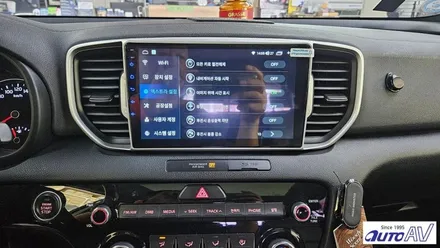 2015년 스포티지 순정 내비 고장으로 대구 안드로이드 올인원 전문점에서 교환했어요