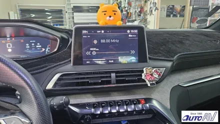 푸조 5008 안드로이드 셋탑 업그레이드 install by 대구 오토에이브이