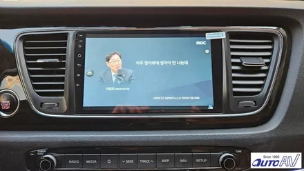 대구 안드로이드 올인원 올뉴, 더뉴 카니발 순정 내비게이션 탈거 후 장착 in 달서구
