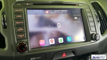 카 커넥티드로 스마트해진 스포티지 자동차, 폰인카_씽 스마트폰 연동 미러링 장착 대구