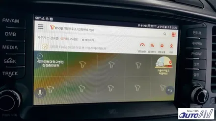 스마트한 카 라이프 업그레이드 대구 올뉴쏘렌토 순정 내비게이션 스마트폰 미러링 폰인카 설치