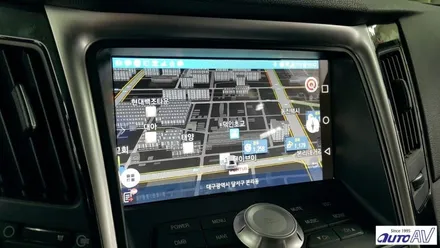 자동차 미러링 폰인카 시공으로 YF소나타 커넥티드 카 구현 ^^ 대구 달서구 네비매립
