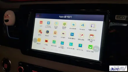 스마트 SUV 니로 순정 내비게이션 스마트폰 미러링으로 업그레이드 폰인카_씽 ccing 대구