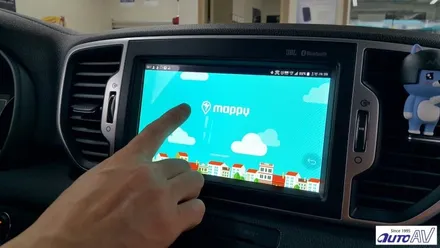올 뉴 스포티지 순정 네비게이션 이렇게 멋지게  바뀌었네요 자동차 스마트폰 미러링 폰인카 & 씽
