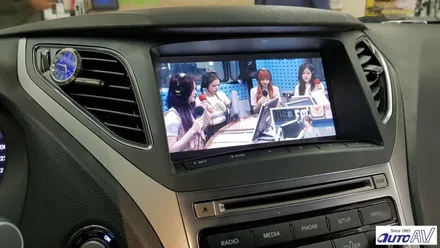 그랜저 HG 아이나비 M100에 스마트폰 미러링 폰인카 추가 설치 ^^ 대구 네비 매립