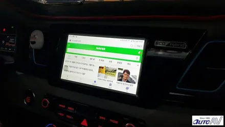 스마트 SUV 니로 순정 내비게이션 스마트폰 미러링으로 업그레이드 폰인카_씽 ccing 대구