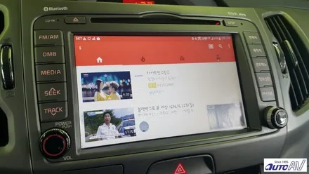 카 커넥티드로 스마트해진 스포티지 자동차, 폰인카_씽 스마트폰 연동 미러링 장착 대구