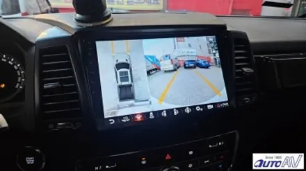 대구 달서구 안드로이드 올인원과 어라운드 뷰를 동시 렉스턴 스포츠 업그레이드