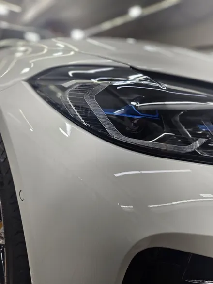BMW i4 : 알파인화이트 PPF프론트패키지 시공으로 보호하기 노원 중랑 / 서울 노원구