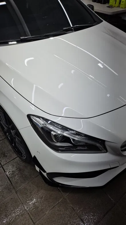 벤츠 CLA45 AMG :노원 중랑 전체광택 PPF재시공 어디서? / 노원, 도봉, 성북