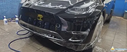 테슬라 모델Y : 앞범퍼 PPF재시공 보험수리로 가능한곳 아크핏노원점 PPF전문점 / 노원구 공릉동