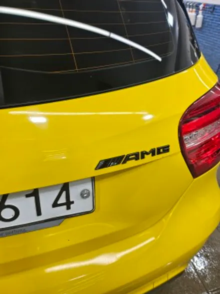 벤츠 A45 AMG : 랩핑 얼룩 물때제거 습식광택으로 해결하기 노원 광진 중랑 / 서울 노원구