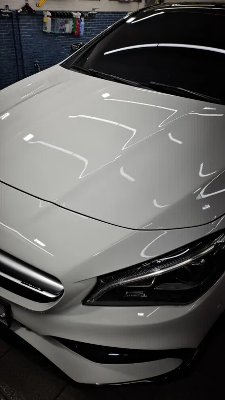벤츠 CLA45 AMG :노원 중랑 전체광택 PPF재시공 어디서? / 노원, 도봉, 성북