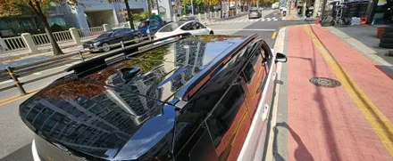 현대 싼타페MX5 : 루프스킨 블랙PPF시공으로 보호와 자연스러운 광택력까지 한번에 가져가세요. / 서울 노원구