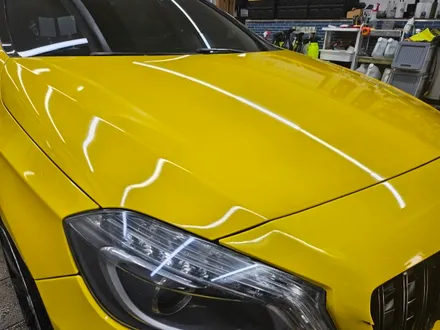 벤츠 A45 AMG : 랩핑 얼룩 물때제거 습식광택으로 해결하기 노원 광진 중랑 / 서울 노원구