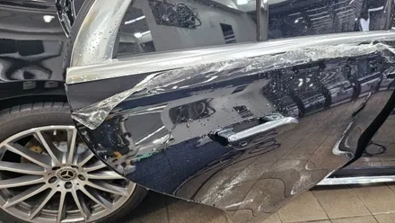 벤츠 S500 : 일주일간 석회물 떨어짐으로 PPF 교체시공했어요.서울 노원 중랑 도봉 / 노원구 공릉동