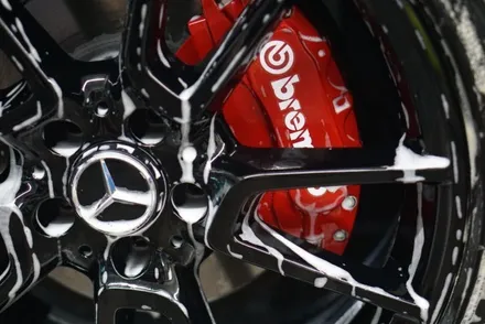 2017년 벤츠 C43AMG : 광택+유리막코팅으로 중고차를 새차로 만들었어요.노원 구리 / 노원, 도봉, 성북