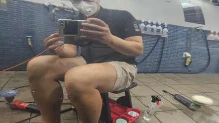 기아 모닝터보 : 자동차 실내클리닝+전체광택 중고차패키지로 다시 태어났어요.노원 구리 중랑 / 서울 노원구