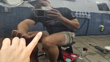 기아 모닝터보 : 자동차 실내클리닝+전체광택 중고차패키지로 다시 태어났어요.노원 구리 중랑 / 서울 노원구