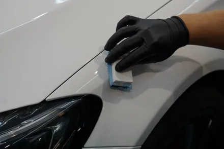 2017년 벤츠 C43AMG : 광택+유리막코팅으로 중고차를 새차로 만들었어요.노원 구리 / 노원, 도봉, 성북