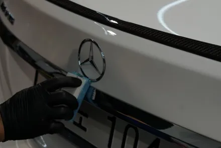 2017년 벤츠 C43AMG : 광택+유리막코팅으로 중고차를 새차로 만들었어요.노원 구리 / 노원, 도봉, 성북
