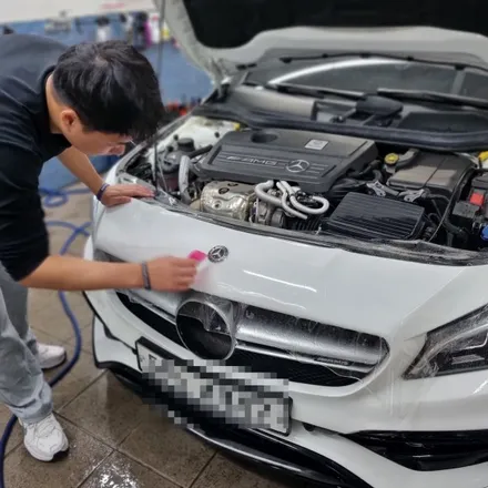 2018년 벤츠CLA45AMG : 보닛패키지PPF 할인이벤트 시작!서울 노원 / 노원, 도봉, 성북