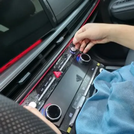 현대 싼타페MX5 : 신차생활보호PPF 하이그로시가 많아요 실내보호필름 작업시공기 도봉 창동 중랑 묵동 / 서울 노원구