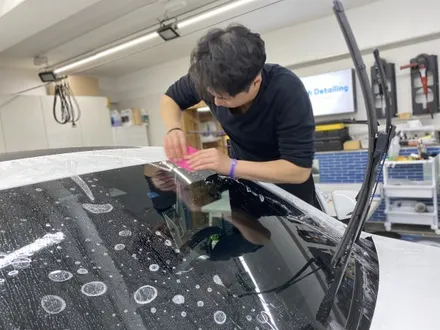 2020년 벤츠GLC43AMG : 앞유리보호필름 윈드쉴드 재시공으로 돌빵 보호하기 노원 중랑 / 노원, 도봉, 성북