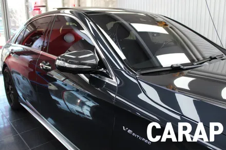 [중랑구Carap] 벤츠 S63을 더욱 스포티하게 바꿔줄 크롬죽이기(크롬딜리트) 시공기 / 중랑구 면목동