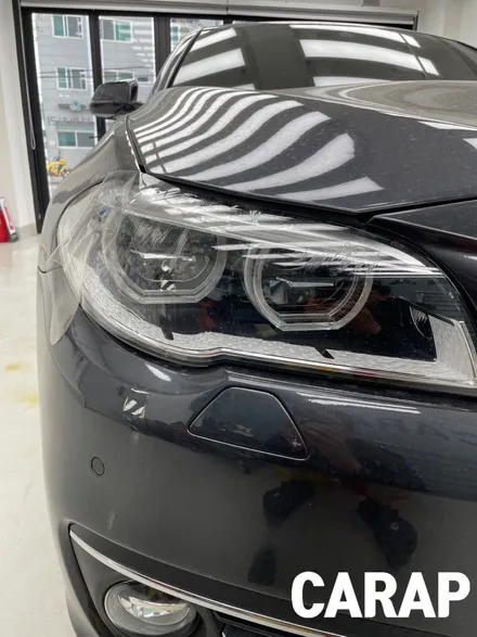 [중랑구 Carap] BMW 520D의 값비싼 헤드라이트를 보호해줄  PPF는 카랩에서 시공하세요~ / 중랑구 면목동