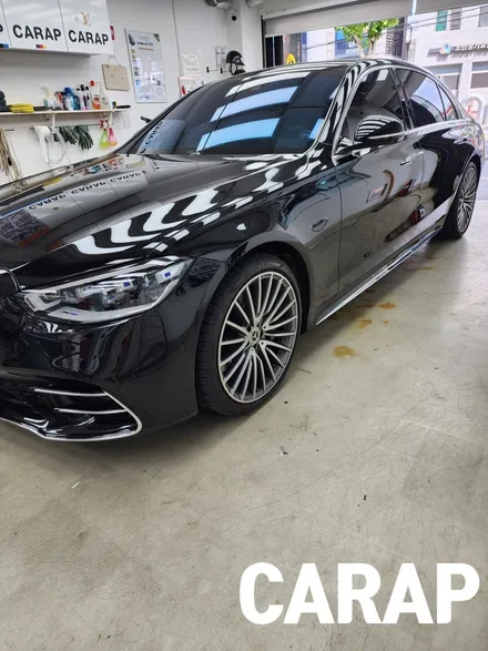 벤츠 s500 송풍구 비침 실내랩핑으로 해결하세요~!! / 중랑구 면목동