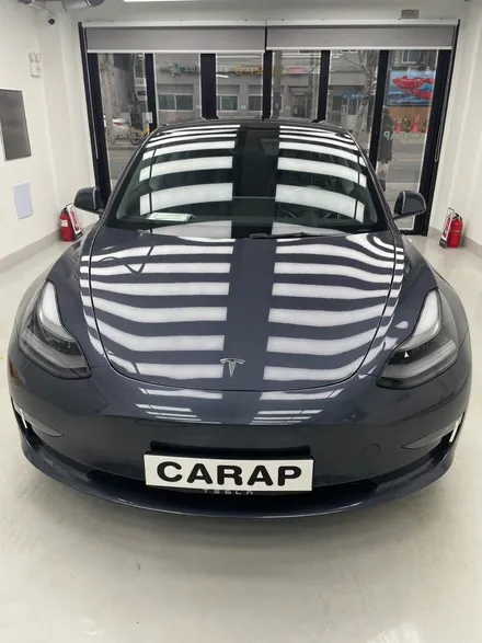 [중랑구 Carap] 테슬라 모델3 세인트아모 풀시공 및 PPF 생활보호 패키지 시공 (Tesla Model3) / 중랑구 면목동