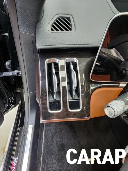 벤츠 s500 송풍구 비침 실내랩핑으로 해결하세요~!! / 중랑구 면목동