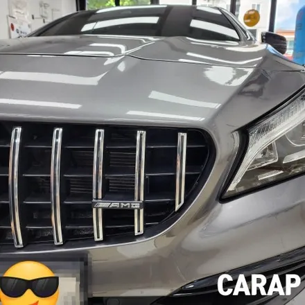 벤츠 CLA45 amg 세로그릴 크롬딜리트 완벽 시공을 원하신다면 답은 카랩입니다!! / 중랑구 면목동