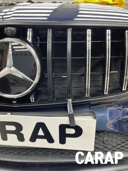 [구리 랩핑] BENZ 벤츠 E53 AMG 윈도우몰딩 및 그릴 크롬죽이기 시공 / 중랑구 면목동