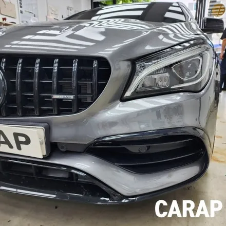 벤츠 CLA45 amg 세로그릴 크롬딜리트 완벽 시공을 원하신다면 답은 카랩입니다!! / 중랑구 면목동